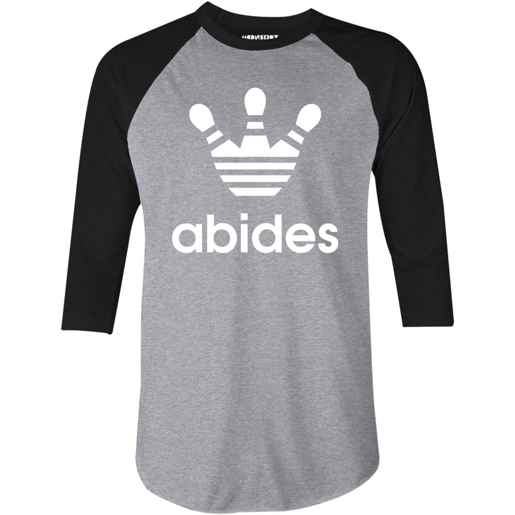 Abides Lebowski Bowling - 3/4 Sleeve Raglan