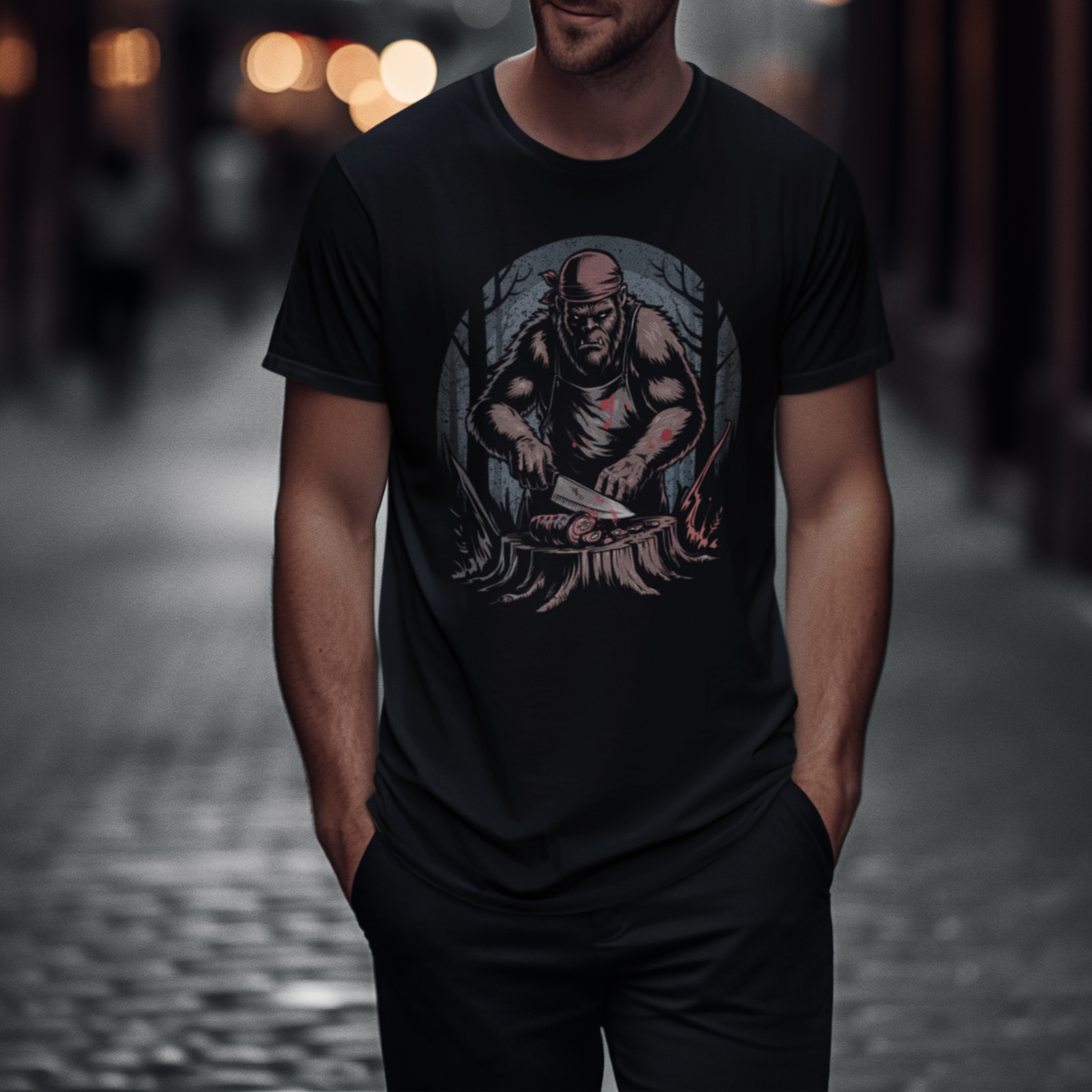 Bigfoot Chef Unisex Tee