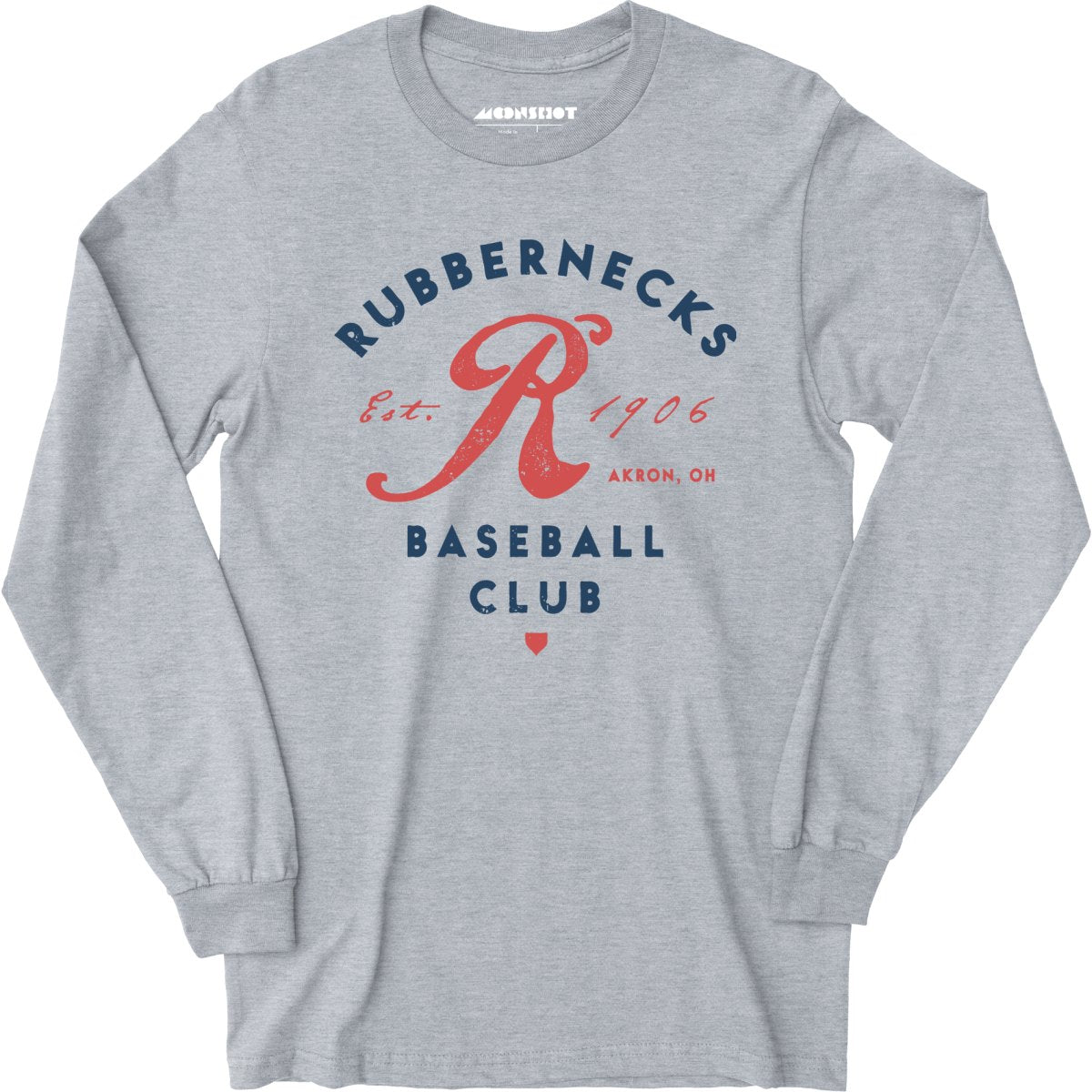 Akron Rubbernecks - Ohio - Vintage Defunct Baseball Teams - Long Sleeve