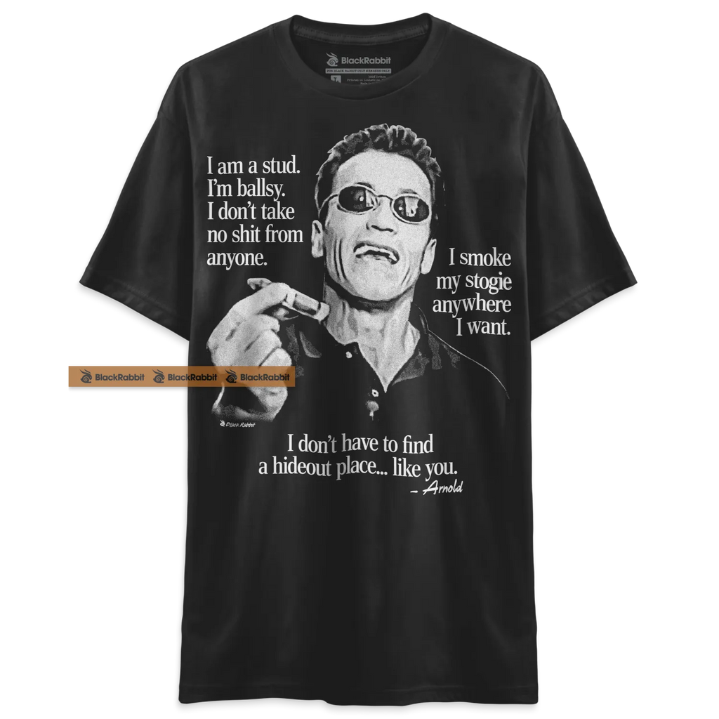 Arnold Schwarzenegger I Am A Stud Stogie Speech Video Unisex Classic