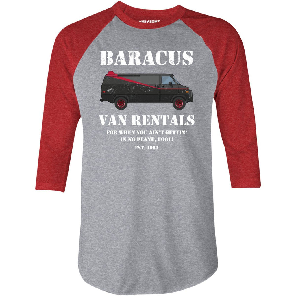 Baracus Van Rentals - 3/4 Sleeve Raglan