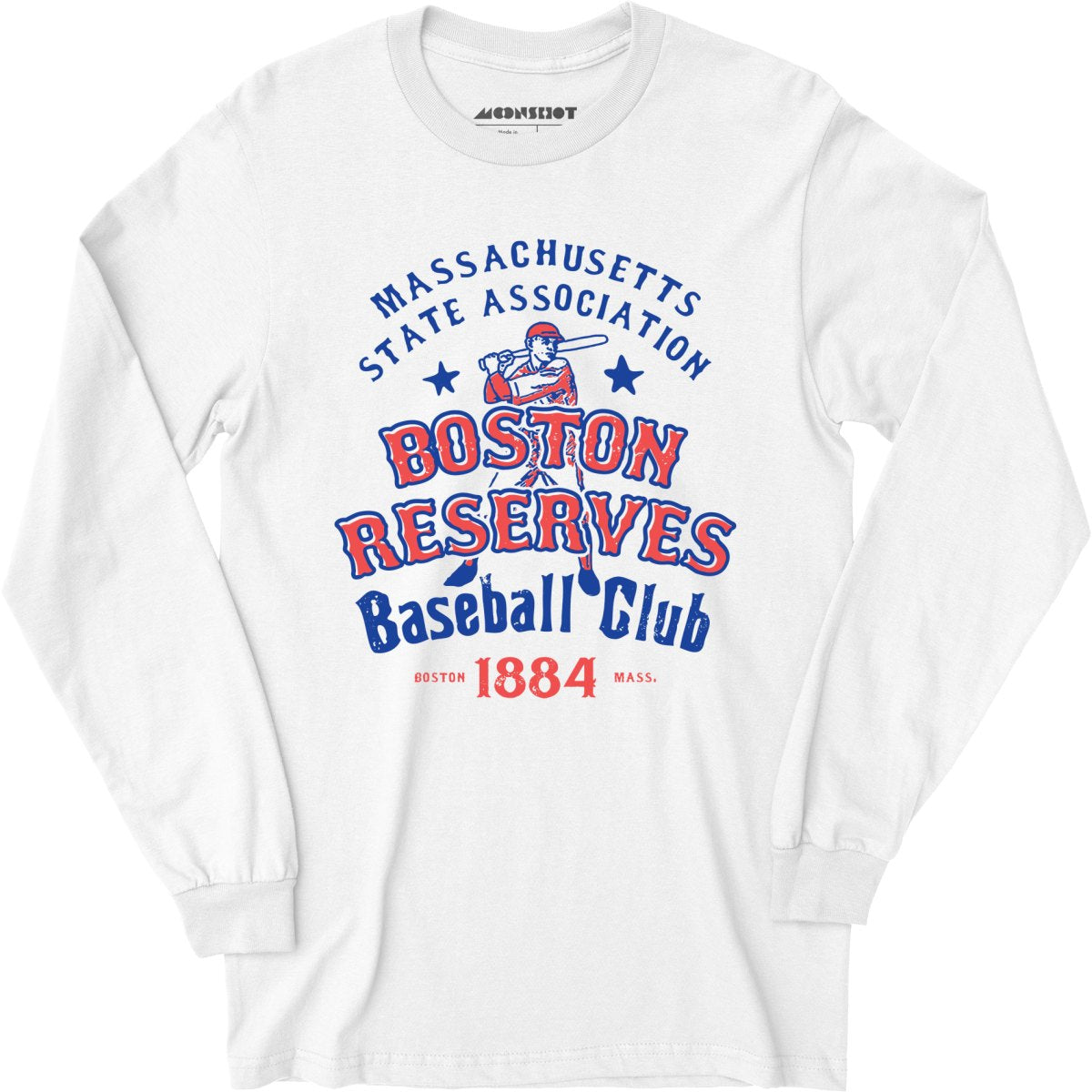 Boston Reserves - Massachusetts - Vintage Defunct Baseball Teams - Long Sleeve