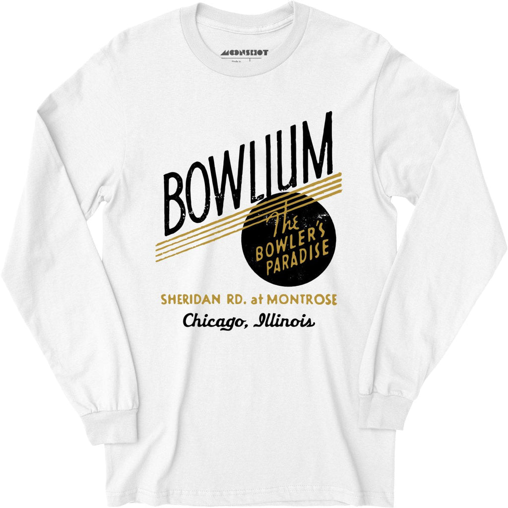Bowlium - Chicago, IL - Vintage Bowling Alley - Long Sleeve