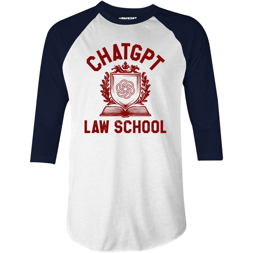ChatGPT Law School - 3/4 Sleeve Raglan