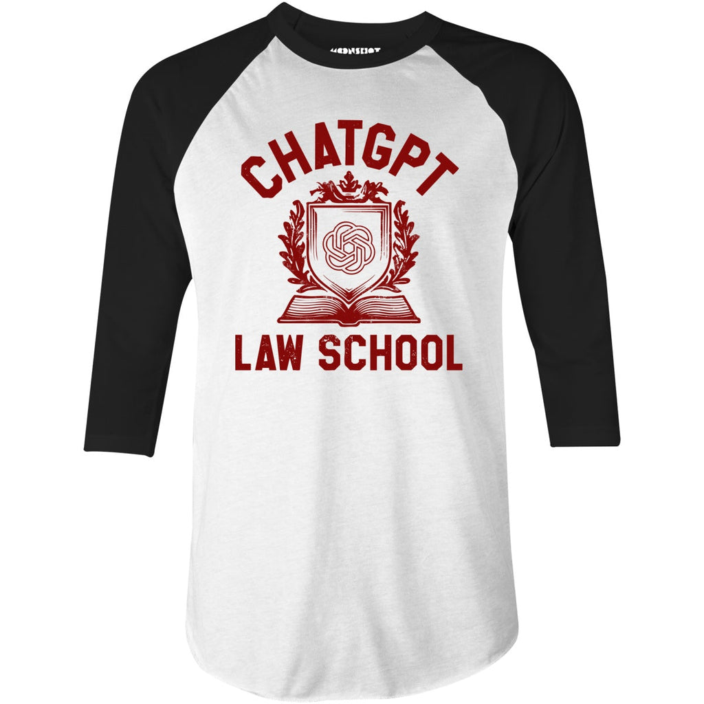 ChatGPT Law School - 3/4 Sleeve Raglan