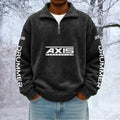 Axis Unisex Quarter Zip Pullover Sweatshirt - Multicolor