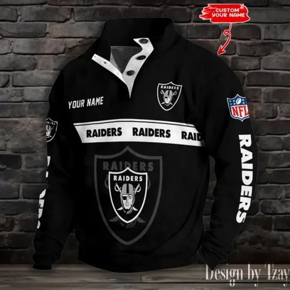 Las Vegas Ra iders Stand Collar Sweatshirts