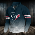 Houst on Texans Stand Collar Sweatshirts
