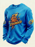 Oklahoma City Thunder Merch Thunder Nation Long Sleeve Shirt Gifts For Basketball Players