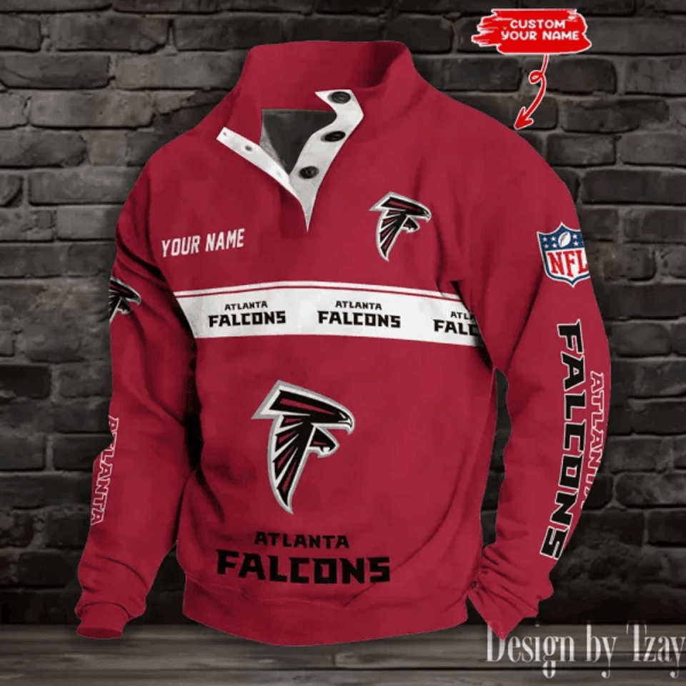 Atl anta Falcons Stand Collar Sweatshirts