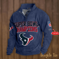 Houst on Texans Premium Stand Collar Sweatshirts