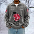 1. FC Nurnberg Custom Name Quarter Zip Pullover Sweatshirt - Multicolor