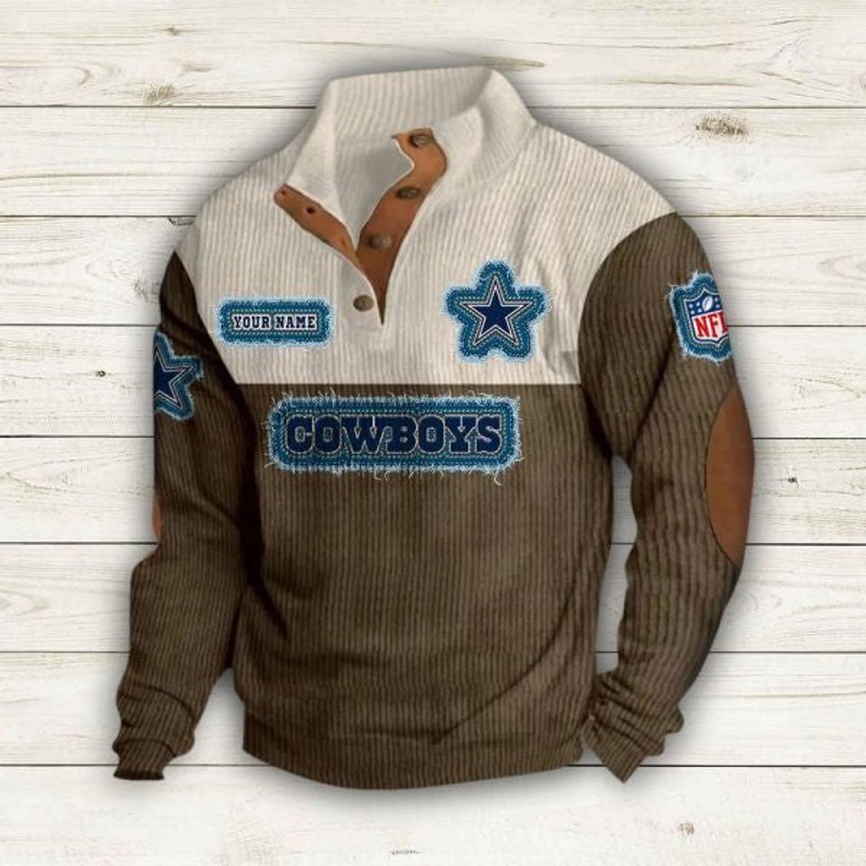Dallas Cowboys Premium Personalized Game-Day Pullover