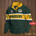 Green B ay Packers Stand Collar Sweatshirts