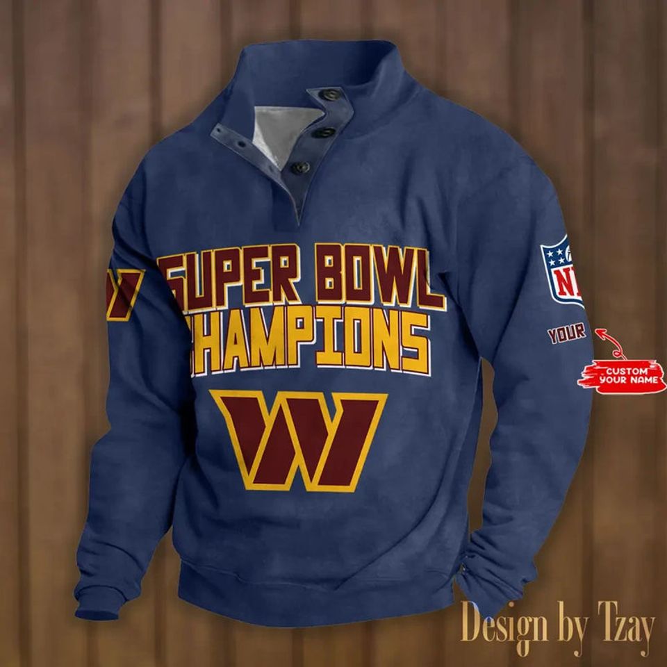 Washin gton Comma nders Stand Collar Sweatshirts