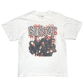 Slipknot 2002 BLOOD LOGO MEMBER DOUBLESIDE WHITE GILDAN LARGE 1744