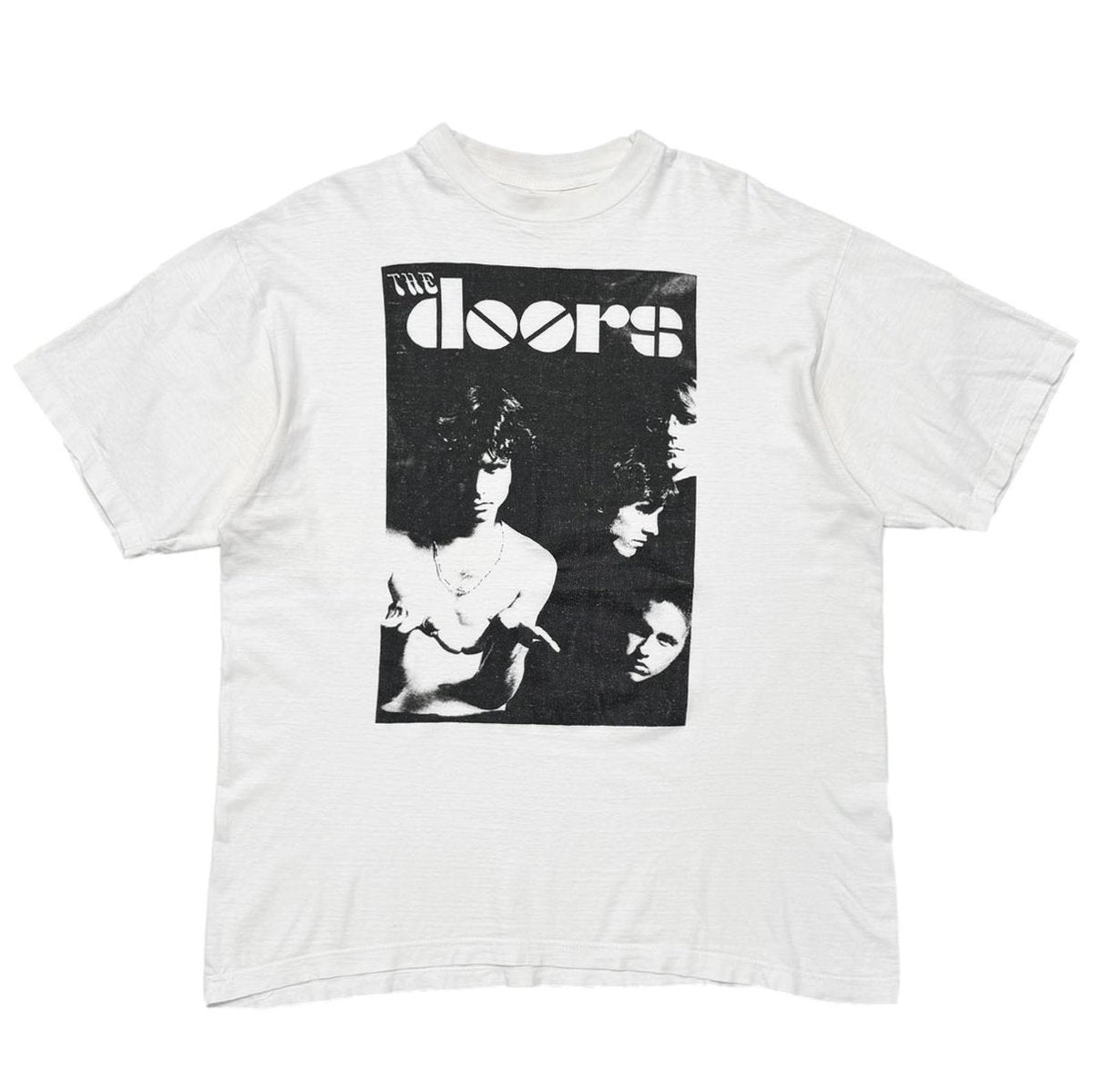 THE DOORS MONOCHROME MEMBER PRINT WHITE FITS XL 0088