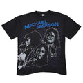 MICHAEL JACKSON DANGEROUS BLUE TEXT NAME DOUBLE SIDE BLACK LARGE 3658