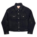 greatLAnd ORIGINAL LOGAN BLACK DENIM JACKET DESTROY