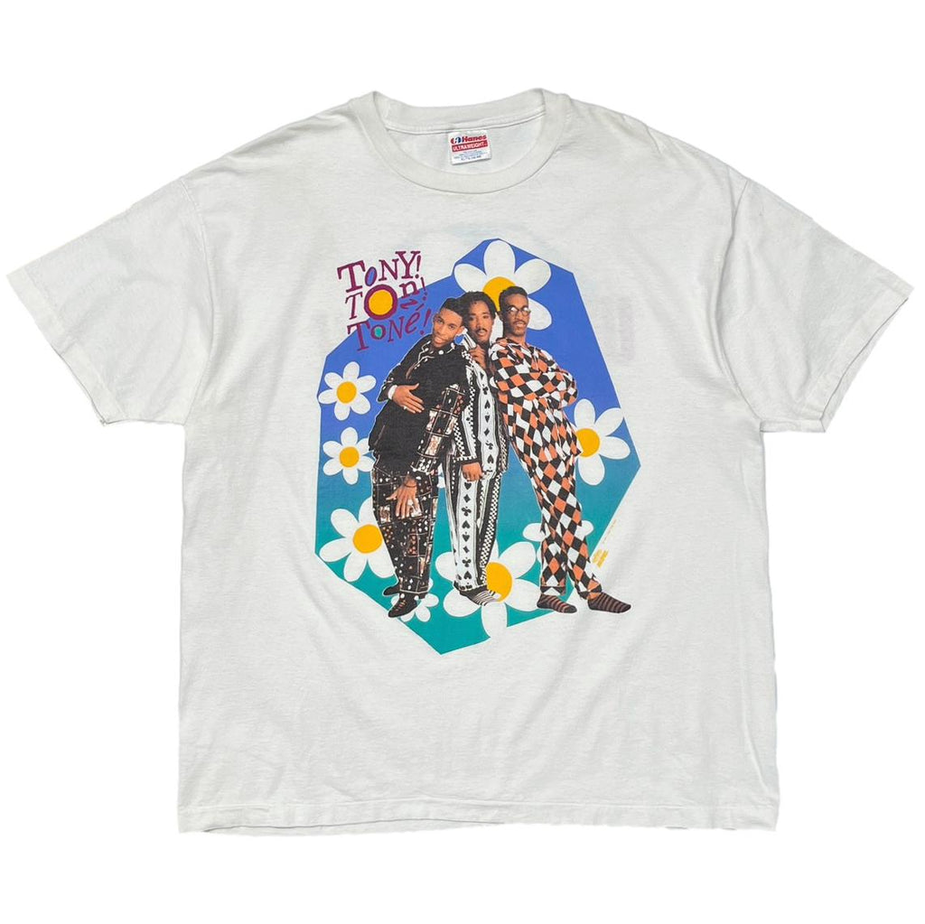 TONY!TONI!TONE! FRONT MEMBER UH,UH,BABY! WHITE HANES XL 9311