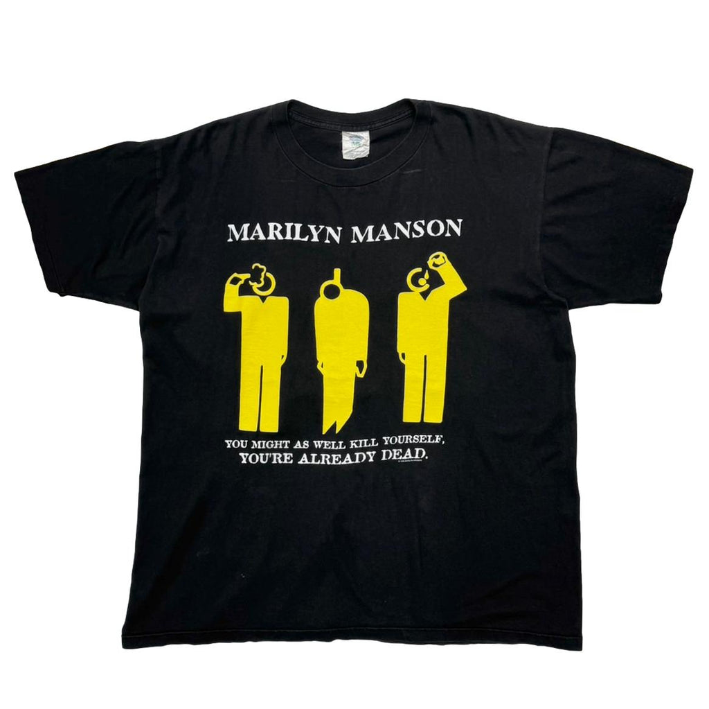 MARILYN MANSON 1996 YOU MIGHT AS WELL KILL YOURSELF YOU'RE ALREADY DEAD WINTERLAND XL 9432