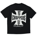 WEST COAST CHOPPERS IRON CROSS LONG BEACH CA SS BLACK LARGE 4631
