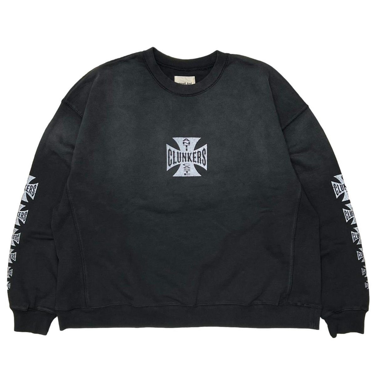 greatLAnd ORIGINAL CLUNKERS CREWNECK SWEAT SHIRT BLACK