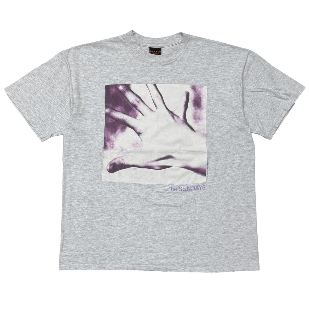THE SUNDAYS 1992 GOODBYE HAND GRAPHIC ASH GREY BROCKUM XL 4539