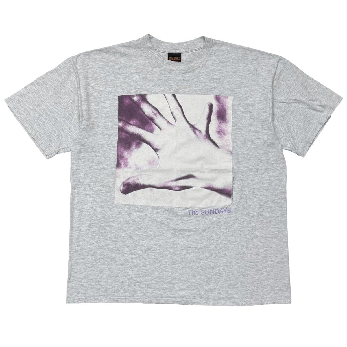 THE SUNDAYS 1992 GOODBYE HAND GRAPHIC ASH GREY BROCKUM XL 4539