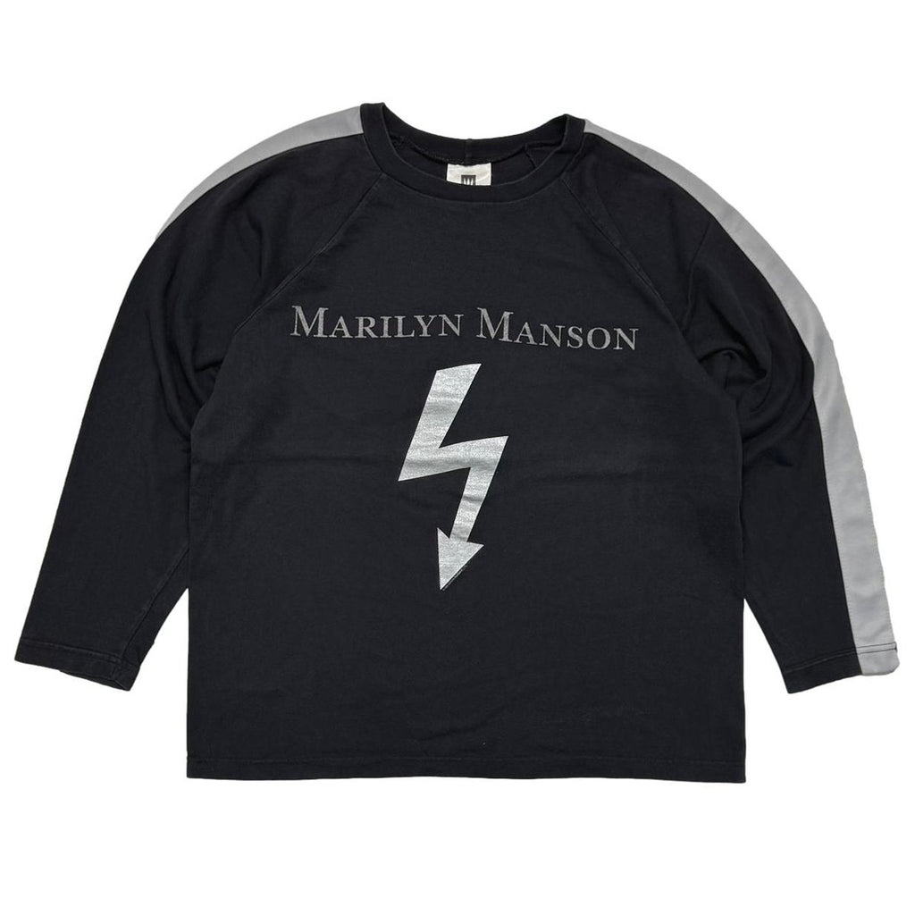MARILYN MANSON ARROW RAGLAN JERSEY LINE LS WINTERLAND FITS XL 7472