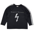 MARILYN MANSON ARROW RAGLAN JERSEY LINE LS WINTERLAND FITS XL 7472
