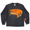 METALLICA PUSHEAD FLAMING VAMPIRE SKULL LS ALSTLE LARGE 1407