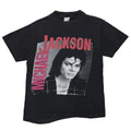 MICHAEL JACKSON DANGEROUS WORLD TOUR RED TEXT BOOTLEG BLACK FITS XL 3664