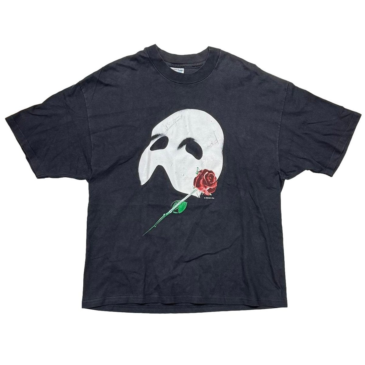 The PHANTOM of the OPERA FACE MASK & ROSE Hanes XL 7898