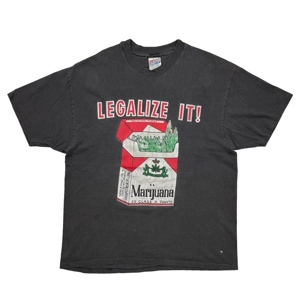 OLD&VINTAGE MARIJIANA 1993 LEGALIZE IT! HANES XL 0710