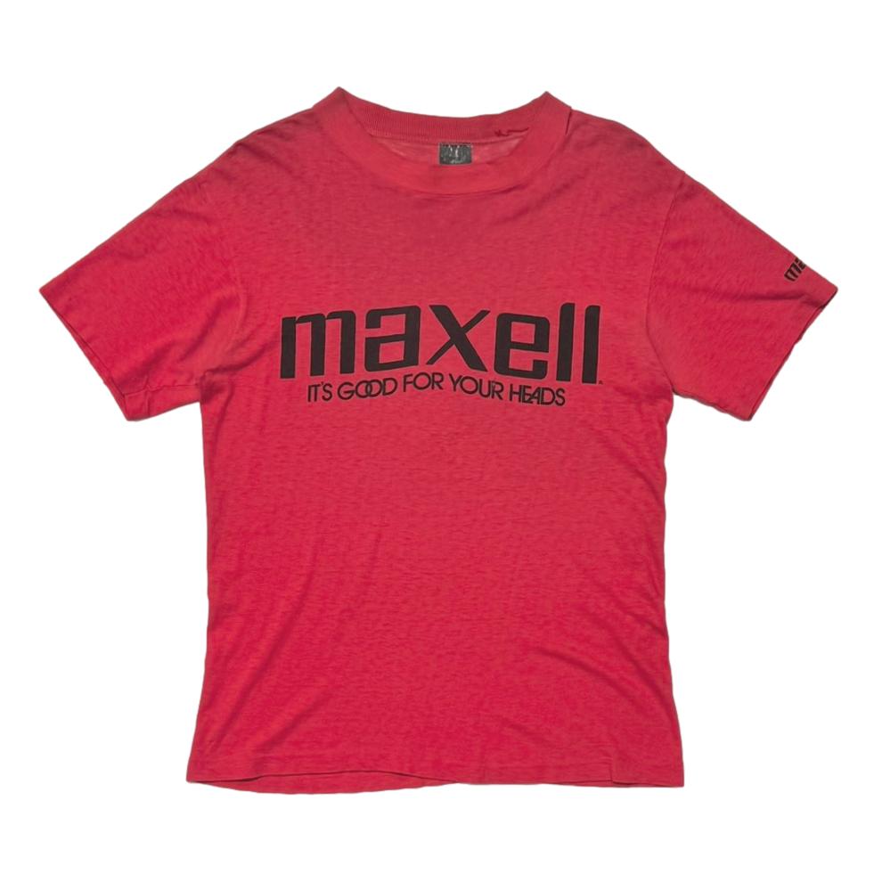 maxell IT'S GOOD FOR YOUR HEADS RED FITS LARGE 3806