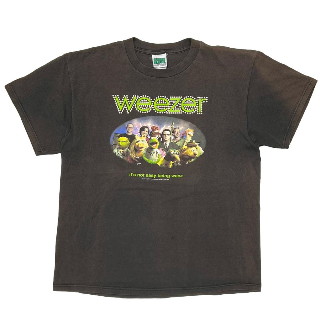 WEEZER 2002 KERMIT IT'S NOT EASY BEING WEEZ CINDER BLOCK FITS LARGE 5339