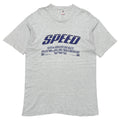 SPEED MOVIE PROMO BLUE TEXT ASH GREY FRUIT OF THE LOOM LARGE 6216