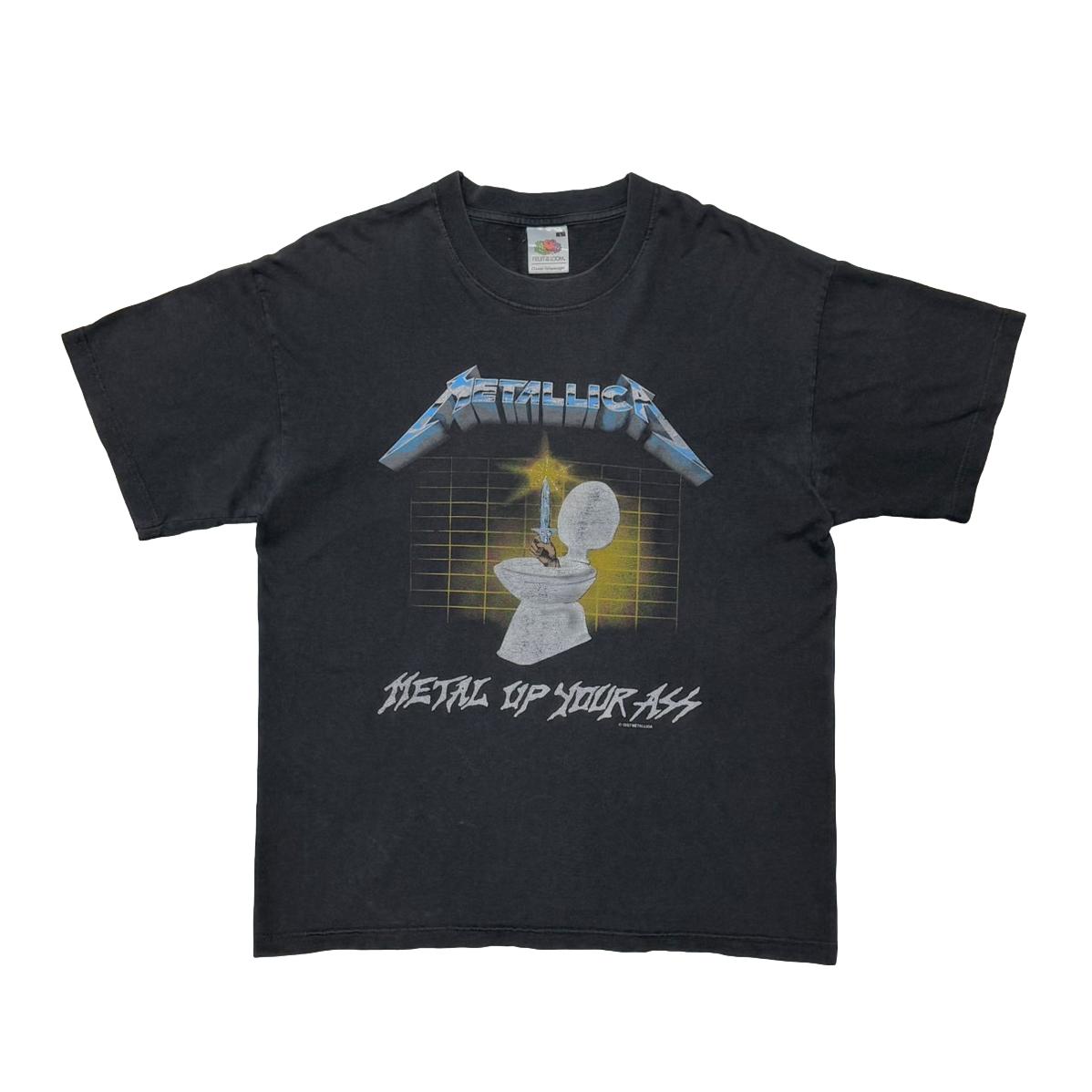 METALLICA METAL UP YOUR ASS FRUIT OF THE LOOM LARGE 9143