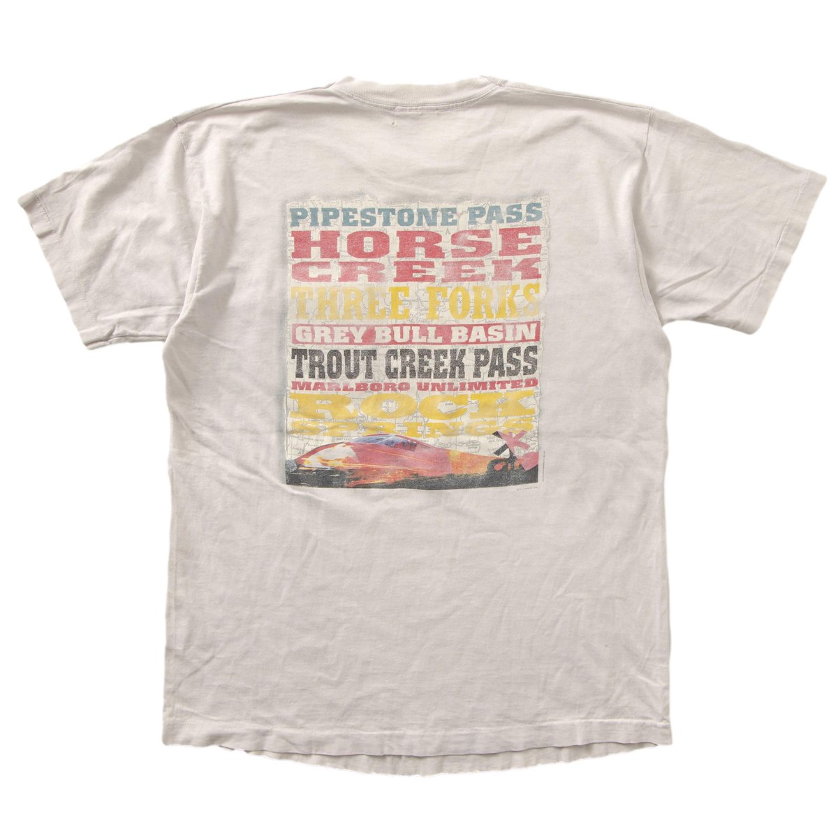 Marlboro 	HORSE CREEK POCKET TEE WHITE FITS XL 3409