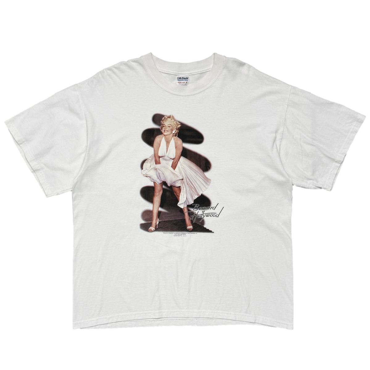 MARILYN MONROE BERNARD OF HOLLYWOOD WHITE GILDAN XL 0427