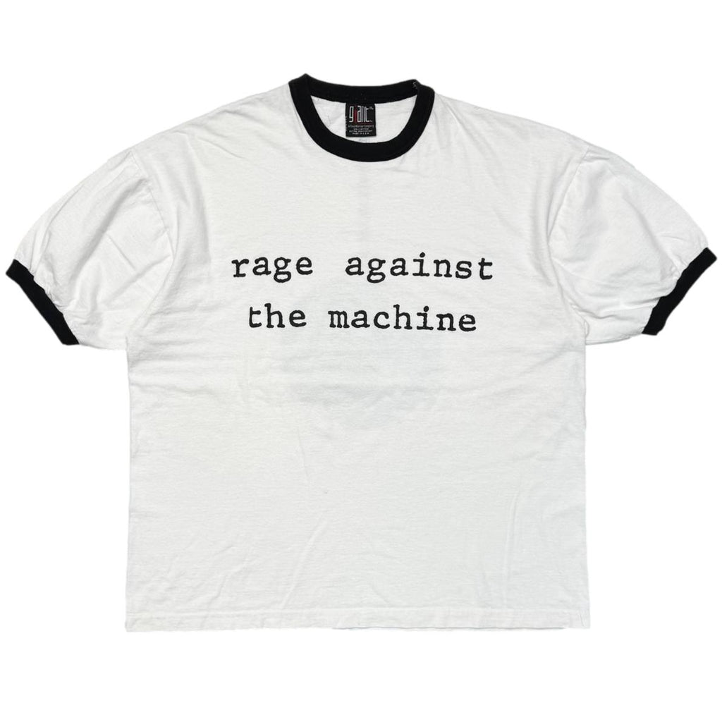 RAGE AGAINST THE MACHINE WRECKING BALL RINGER WHITE/BLACK GIANT XL 3490