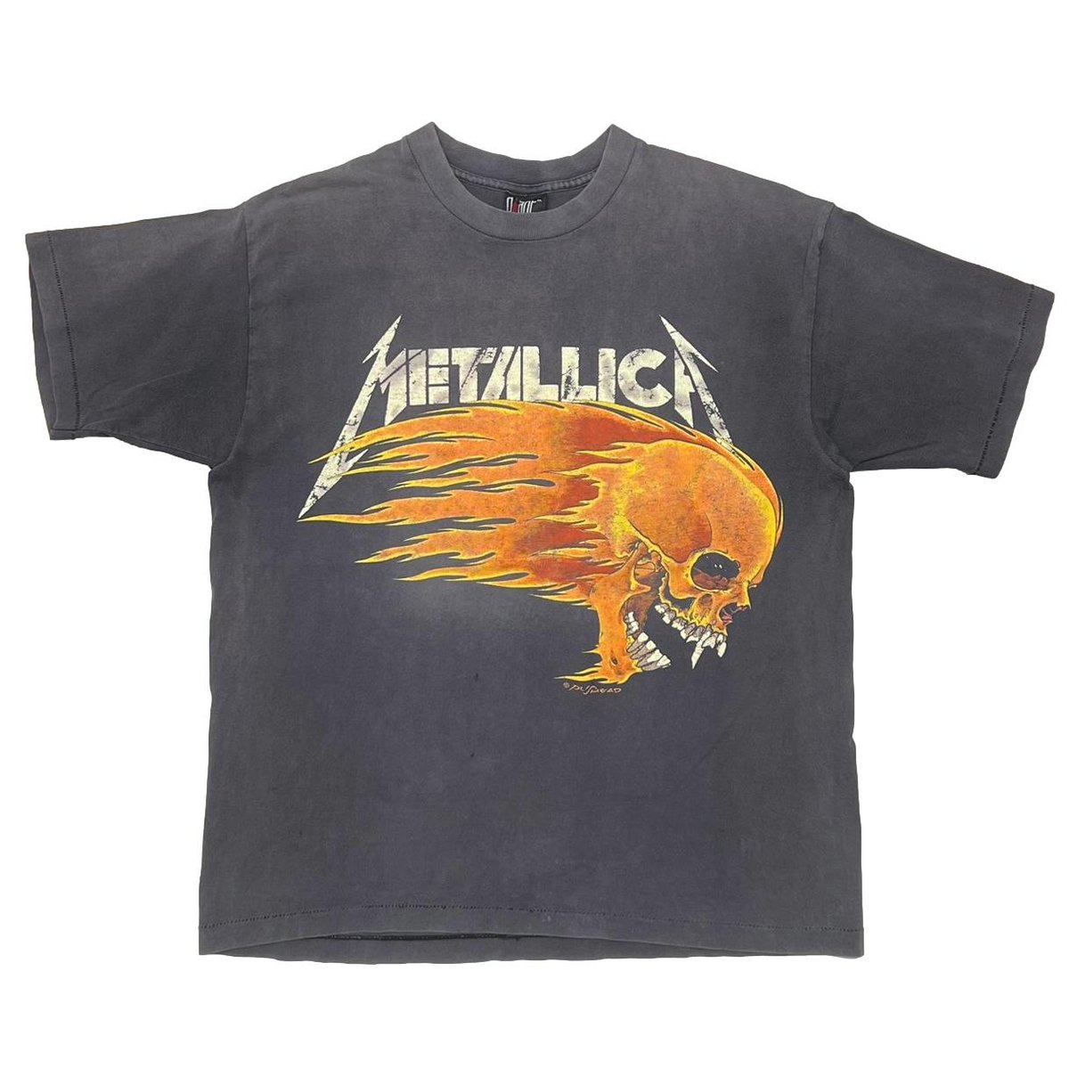 METALLICA PUSHEAD SIDE FLAME GIANT BY TEEJAYS XL 5334