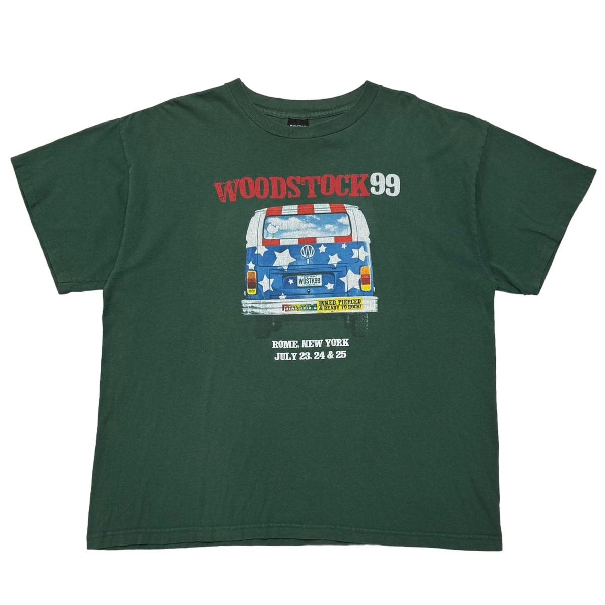 WOODSTOCK 1999 VW GREEN POLYGRAM XL 0900