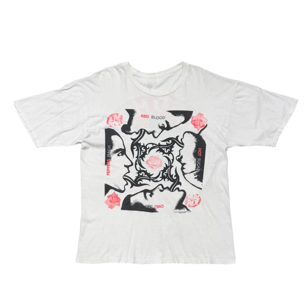 RED HOT CHILI PEPPERS BLOOD SUGAR SEX MAGIK WHITE FITS XL 1333