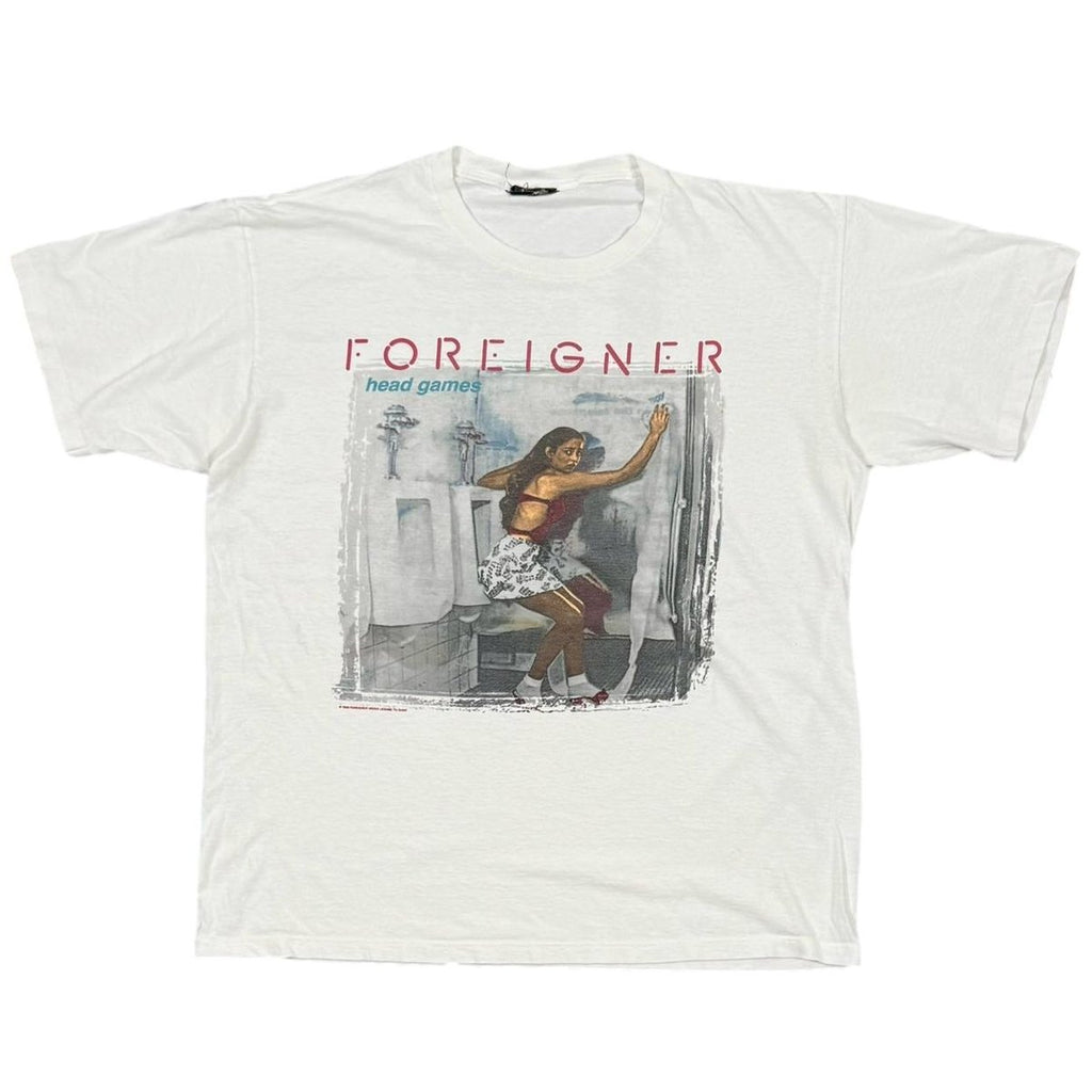 FOREIGNER HEAD GAMES TOUR 1998 WHITE FITS XL 9917
