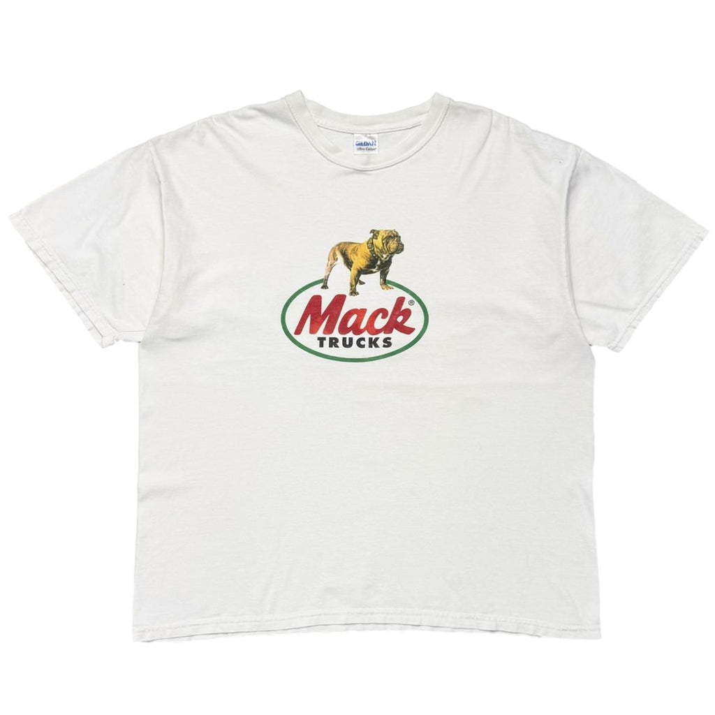 MACK TRUCKS BULLDOG WHITE GILDAN XL 8475