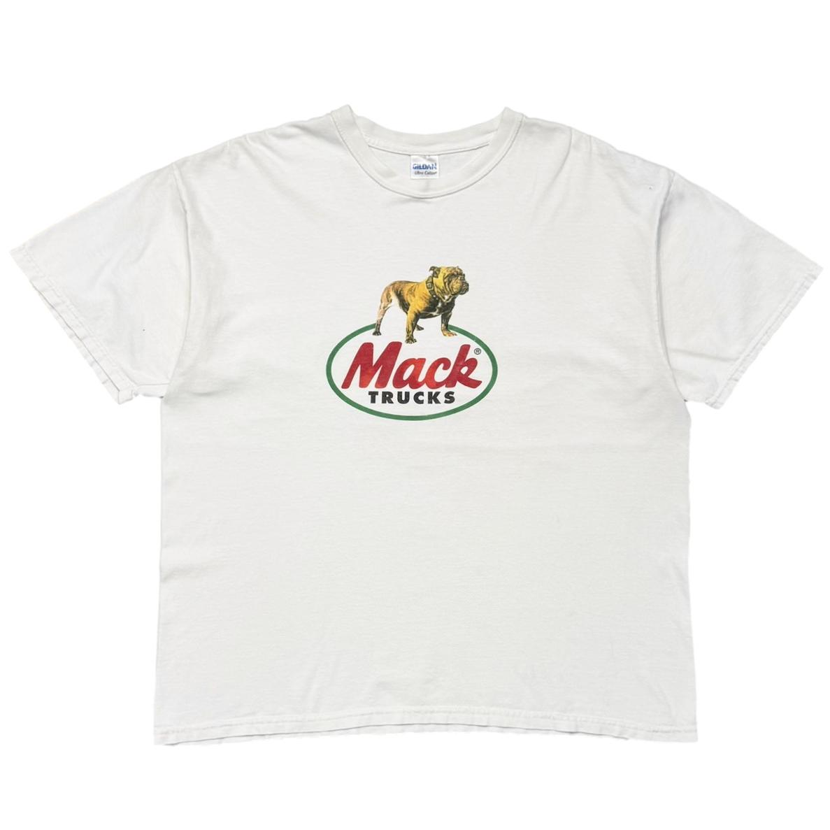 MACK TRUCKS BULLDOG WHITE GILDAN XL 8475