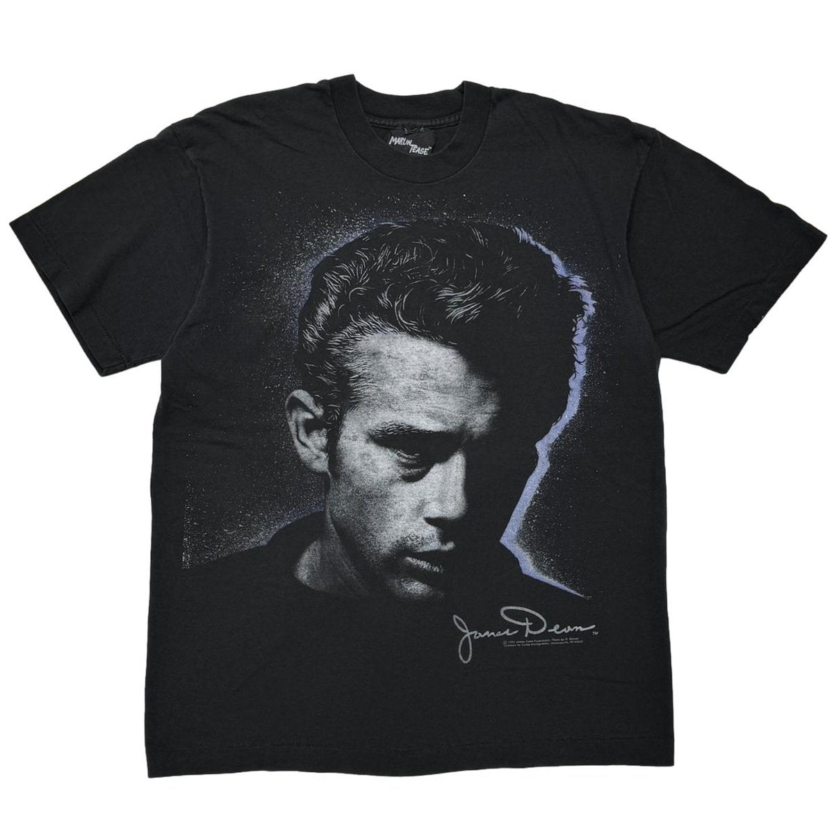 JAMES DEAN BIG FACE BACK NAME BLACK LARGE 3444