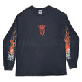 WEST COAST CHOPPERS 	FLAMING ARM SKULL RED CROSS LS XL 0001